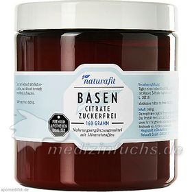 Naturafit Basencitrate zu frei, 160 G – PZN 10123382 из Германии