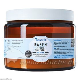 Naturafit Basencitrate zu frei, 320 G – PZN 10123399 из Германии