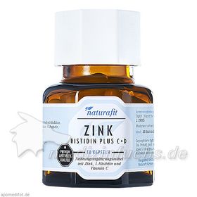 Naturafit Zink Histidin plus C+D, 30 ST  – PZN 10124660 из Германии