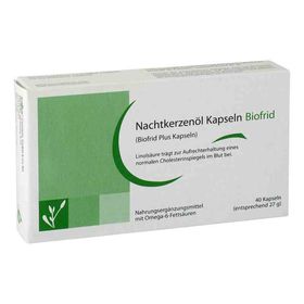 Nachtkerzenöl Kapseln Biofrid (40 stk)  – PZN 10132487 из Германии