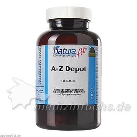 naturafit A-Z Depot, 120 ST – PZN 10196702 из Германии
