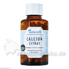 Naturafit Calcium Citrat, 120 ST – PZN 11859091 из Германии