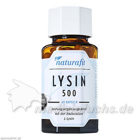 Naturafit Lysin 500, 60 ST  – PZN 11862377 из Германии