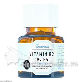 Naturafit Vitamin B2 100mg, 30 ST  – PZN 13331129 из Германии