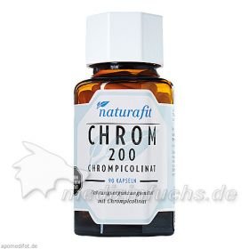 naturafit Chrom 200 Chrompicolinat, 90 ST – PZN 13704665 из Германии