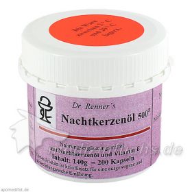 Nachtkerzenöl 500mg Dr Renner, 200 ST – PZN 1421123 из Германии