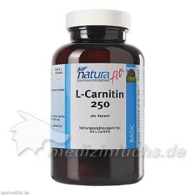 NATURAFIT L-Carnitin 250 Kapseln, 360 ST – PZN 1756295 из Германии