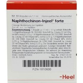 NAPHTHOCHINON INJ FORTE, 10 ST – PZN 1810600 из Германии