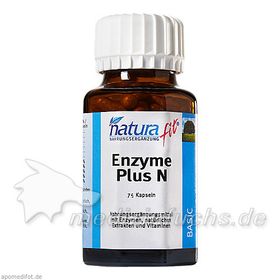 naturafit Enzyme Plus N, 75 ST – PZN 2016301 из Германии