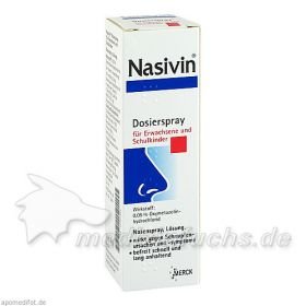NASIVIN für Erwachsene und Schulkinder Dosierspray, 10 ML – PZN 2362368 из Германии