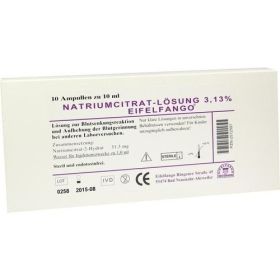 NATRIUM CITRICUM 3.13%, 10X10 ML  – PZN 2572597 из Германии
