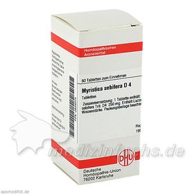 MYRISTICA SEBIF D 4, 80 ST – PZN 2634074 из Германии