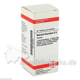 NATRIUM FLUOR D 6, 80 ST – PZN 2634200 из Германии
