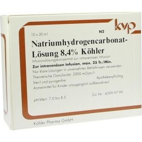 Natriumhydrogencarbonat-Lösung 8.4% Köhler, 10X20 ML  – PZN 2699926 из Германии