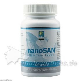 NANOSAN NANOSILICIUM KAPSELN, 60 ST – PZN 2819218 из Германии