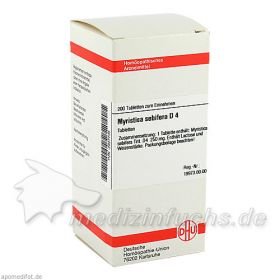 MYRISTICA SEBIF D 4, 200 ST – PZN 2927735 из Германии