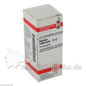 NATRIUM SULF D12, 10 G  – PZN 2928143 из Германии