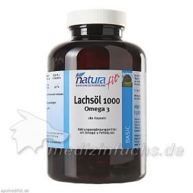 naturafit Lachsöl 1000, 180 ST – PZN 3119500 из Германии