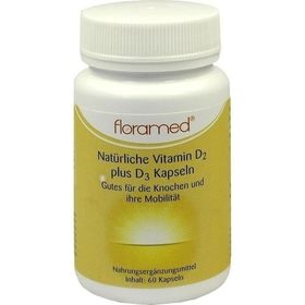 Natürliche Vitamin D2 plus D3 Kapseln, 60 ST  – PZN 3558317 из Германии