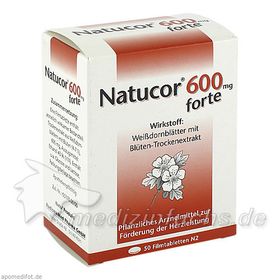 Natucor 600mg forte, 50 ST – PZN 4165293 из Германии