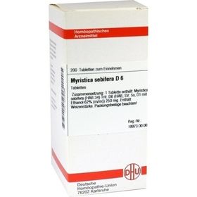 MYRISTICA SEBIF D 6, 200 ST – PZN 4228266 из Германии