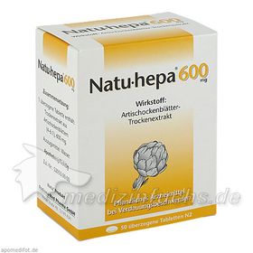 Natu-hepa 600mg, 50 ST  – PZN 432521 из Германии