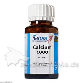 Naturafit Calcium 1000, 60 ST  – PZN 4538995 из Германии