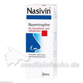 NASIVIN 0.05% F ERW U SCHULKINDER Nasentropfen, 10 ML – PZN 699916 из Германии