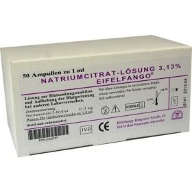 NATRIUM CITRICUM 3.13%, 50X1 ML – PZN 702707 из Германии