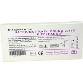 NATRIUM CITRICUM 3.13%, 10X2 ML – PZN 702736 из Германии