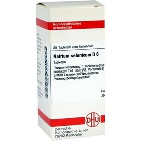NATRIUM SELENICUM D 6, 80 ST – PZN 7175435 из Германии