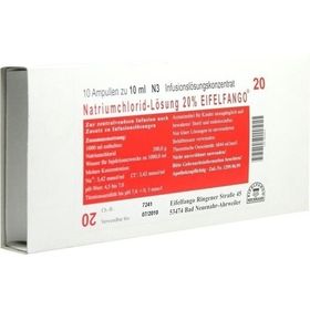 Natriumchlorid-Lösung 20% EIFELFANGO, 10X10 ML  – PZN 875974 из Германии