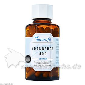 Naturafit Cranberry 400, 120 ST – PZN 8800585 из Германии