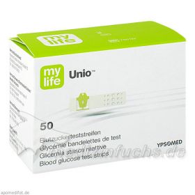mylife Unio Blutzucker-Teststreifen, 50 ST  – PZN 9884897 из Германии
