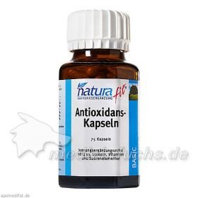 Naturafit Antioxidans Kapseln, 75 ST – PZN 9899887 из Германии