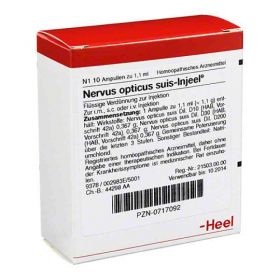 Nervus Opticus suis Injeel Ampullen (10 stk) – PZN 717092 из Германии