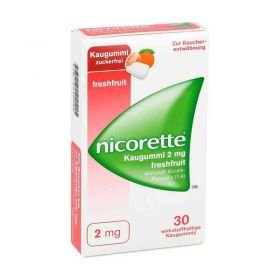 Nicorette 2mg freshfruit (30 stk) – PZN 1639589 из Германии