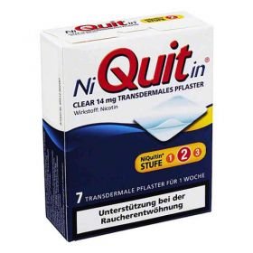NiQuitin Clear 14mg/24 Stunden (7 stk) – PZN 2919664 из Германии