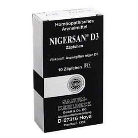 Nigersan D 3 Suppositorien (10 stk) – PZN 3206914 из Германии
