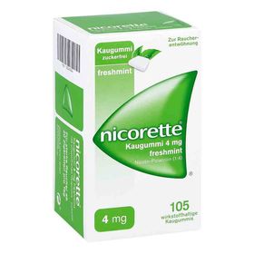 Nicorette 4mg freshmint (105 stk) – PZN 3643454 из Германии