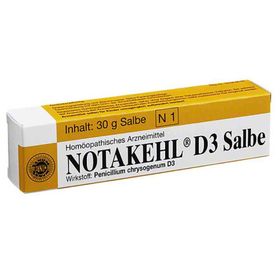 Notakehl D 3 Salbe (30 g) – PZN 3685748 из Германии