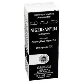 Nigersan D 4 Kapseln (20 stk) – PZN 4383191 из Германии