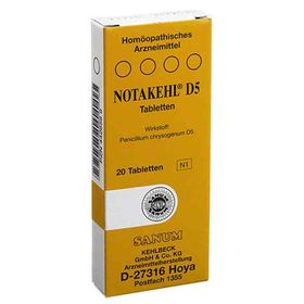 Notakehl D 5 Tabletten (20 stk) – PZN 4426569 из Германии
