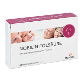 Nobilin Folsäure Kapseln (60 stk) – PZN 5484304 из Германии