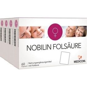 Nobilin Folsäure Kapseln (4X60 stk) – PZN 5484327 из Германии