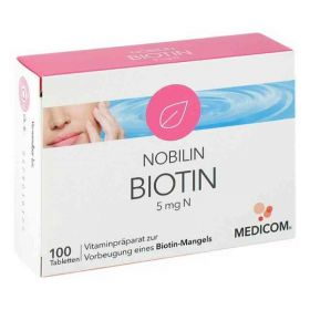 Nobilin Biotin 5 mg N Tabletten (100 stk) – PZN 5541640 из Германии