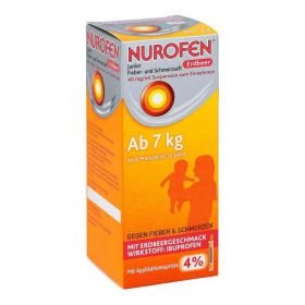 Nurofen Junior Fieber- und Schmerzsaft Erdbeer 40mg/ml (100 ml) – PZN 7776471 из Германии