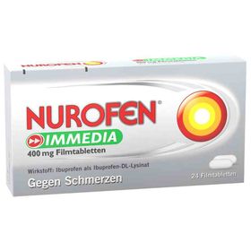 Nurofen Immedia 400mg (24 stk) – PZN 8794459 из Германии