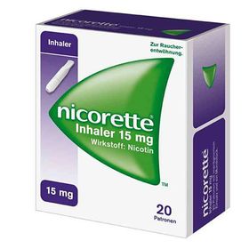 Nicorette Inhaler 15mg (20 stk) – PZN 9267911 из Германии