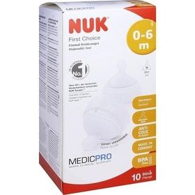 NUK First Choice Einmal-Trinksauger TPE 0-6 Mon./M, 10 ST – PZN 10813916 из Германии